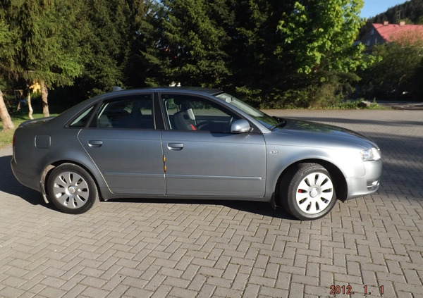 Audi A4 cena 21500 przebieg: 228000, rok produkcji 2005 z Świdwin małe 211